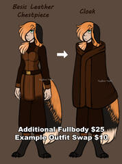 Additional Fullbody is $25 and additional outfit swaps on the same base depend on complexity!